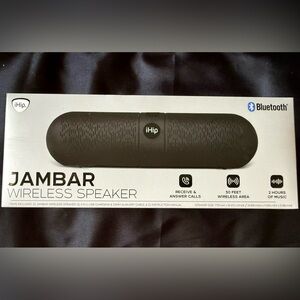 New IHIP Jambar Black Bluetooth Wireless Speaker